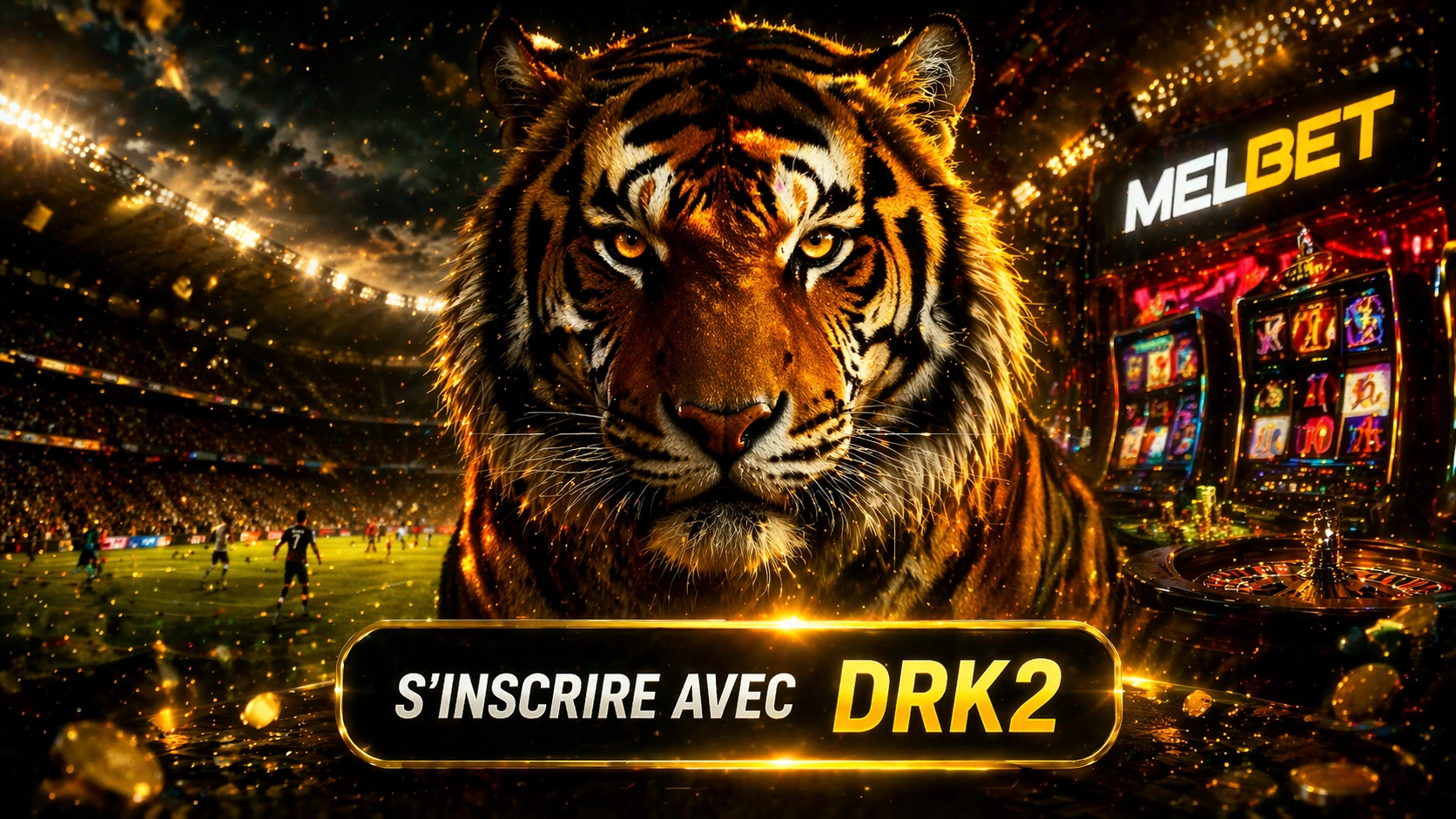 Tigre rugissant – Inscrivez-vous avec DRK2 et gagnez au jeu Crash