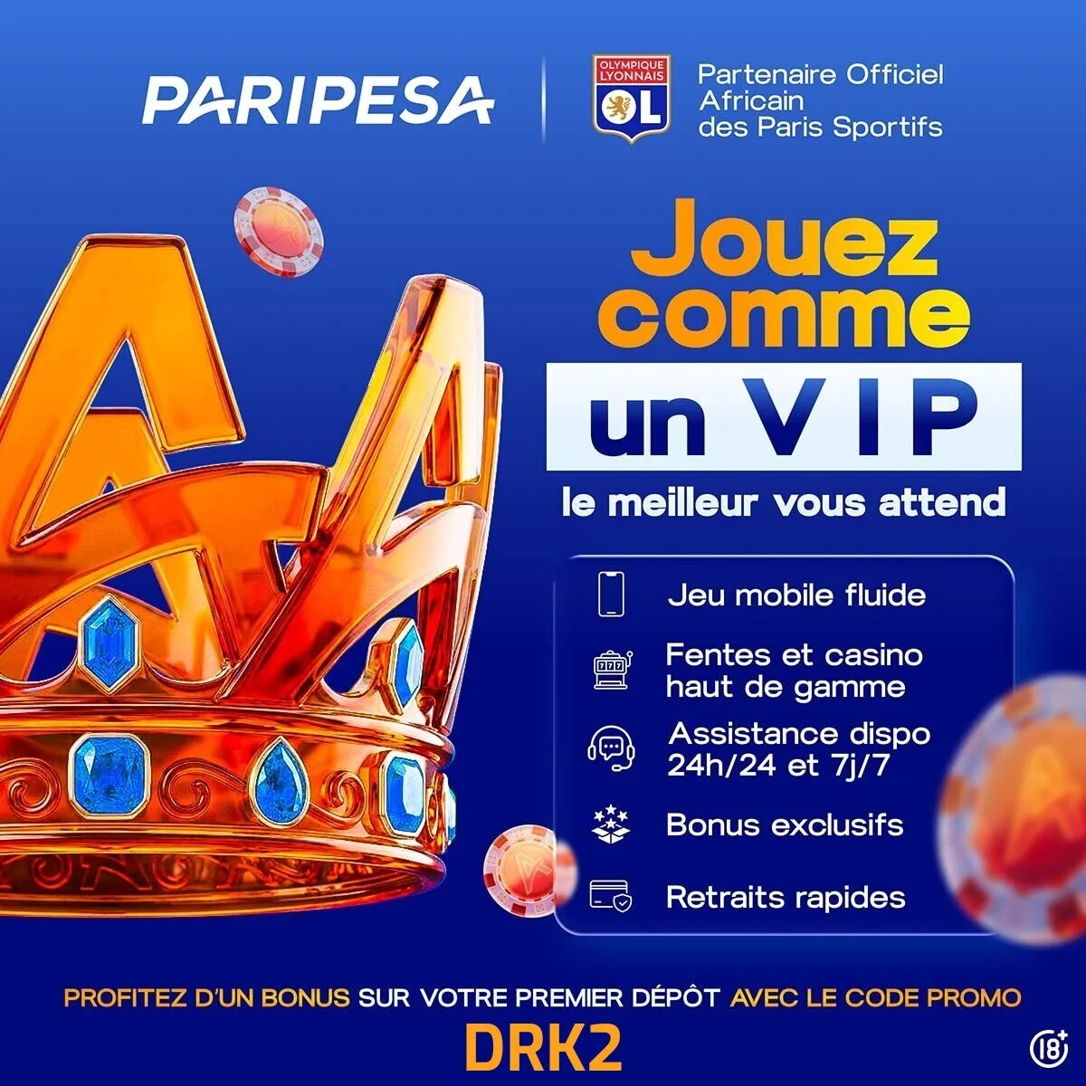 Code Promo PariPesa DRK2 - Paripesa - PronoScout DRK2