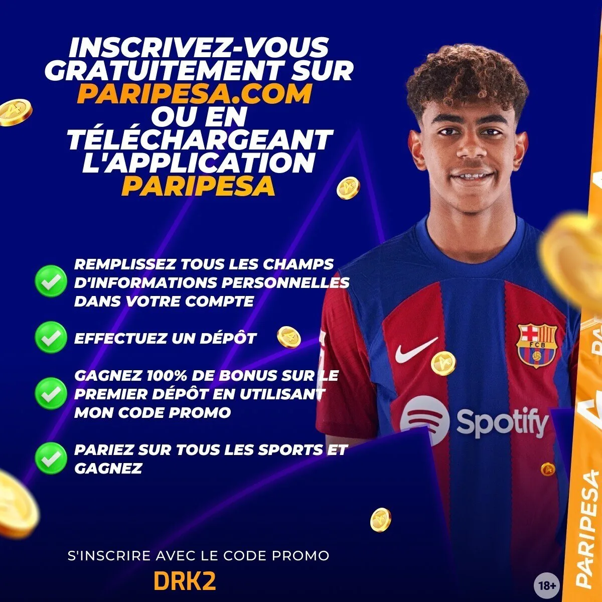 Code Promo PariPesa DRK2 - Paripesa - PronoScout DRK2