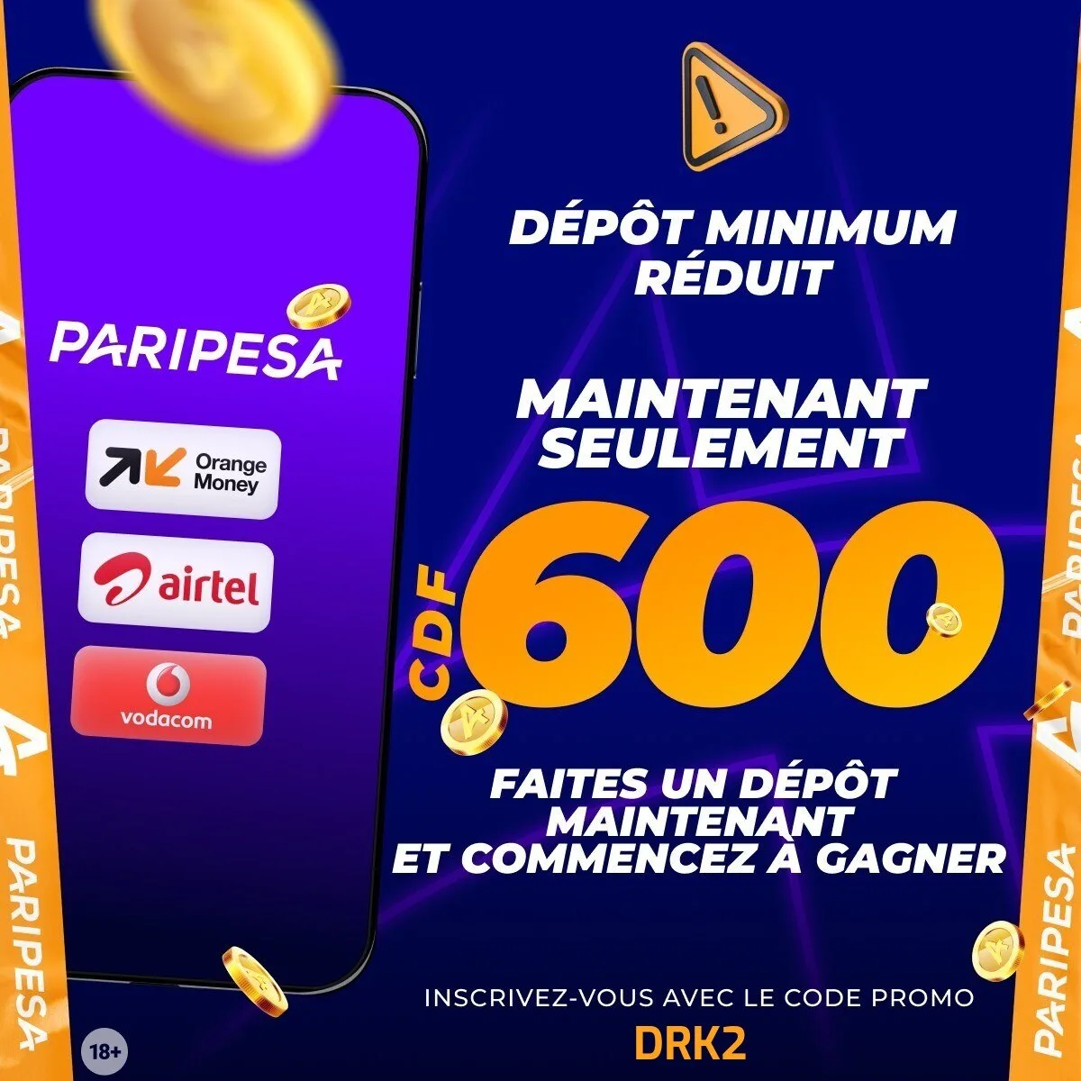 Code Promo PariPesa DRK2 - Paripesa - PronoScout DRK2