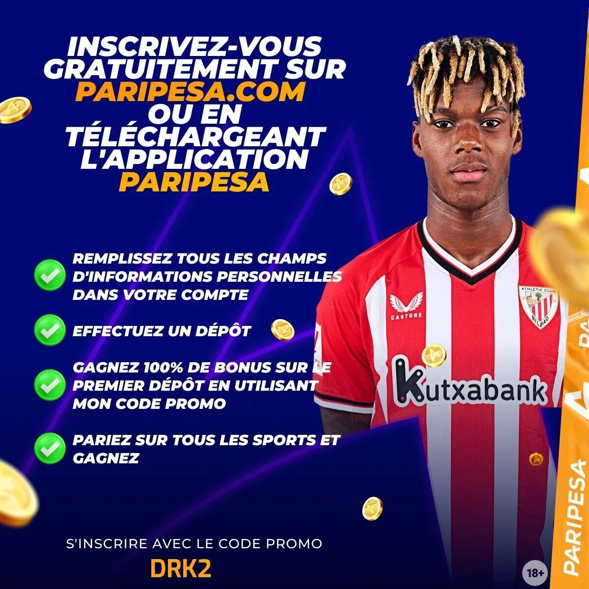 Code Promo PariPesa DRK2 - Paripesa - PronoScout DRK2